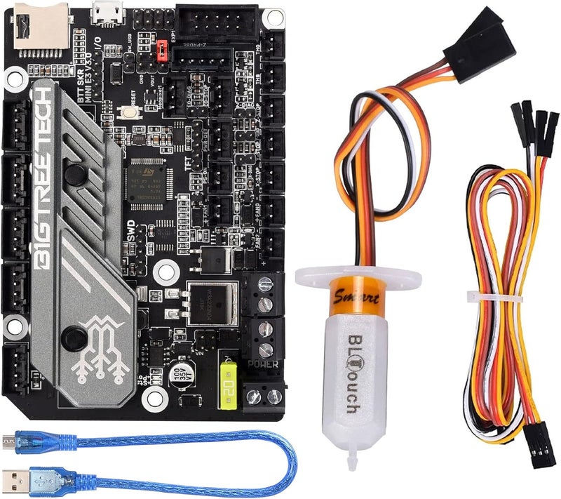 BigTreeTech SKR Mini E3 V3.0 Control Board 32Bit Silent Board, New Upgrade 3D Printer Parts for Ender 3, Ender3 Pro, Ender 3 V2 (with BLTouch & 80cm Extension Cable) - Image 1